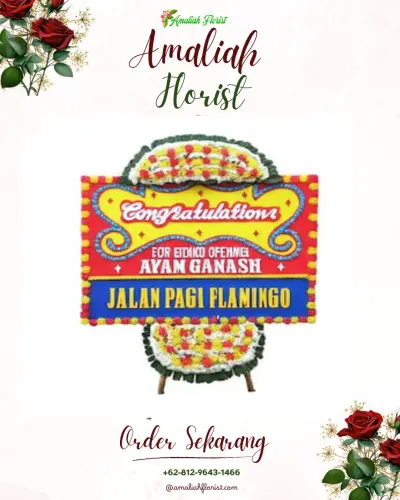 Bunga Papan Congratulation di Genjahan